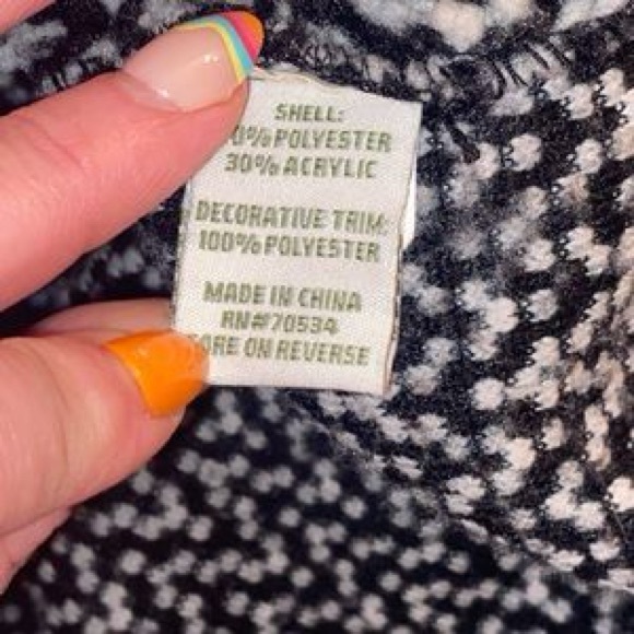 Orvis Sherpa Fleece Button Up Jacket Toggle Trim Pockets, sz XL - Picture 10 of 13